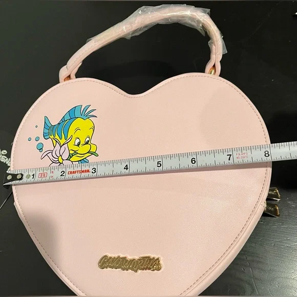 Firm! ***Last One***Cakeworthy x Disney’s Little Mermaid Heart Purse - Picture 6 of 8